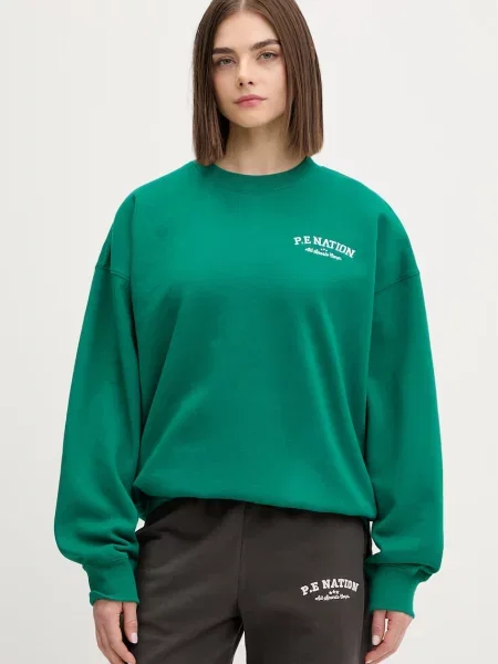 P.E Nation bluza oversize Field zielona