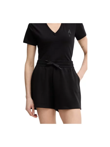 Krótkie szorty Armani Exchange czarne