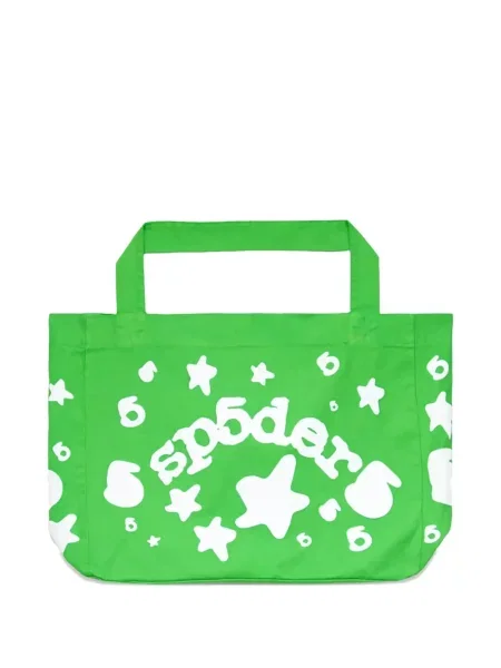Geantă Sp5der cu imagine verde
