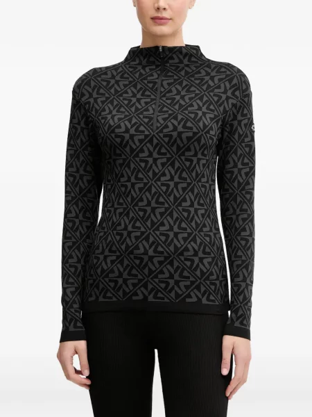 Hanorac Newland cu imprimeu geometric negru