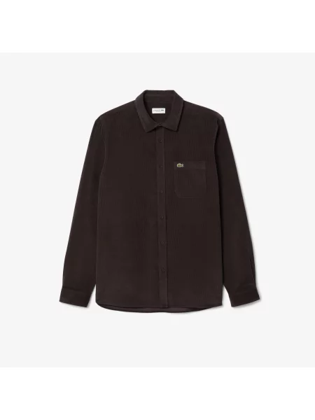 Рубашка Lacoste коричневая