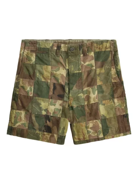 Pantaloni scurți Ralph Lauren Rrl cu model camuflaj verde