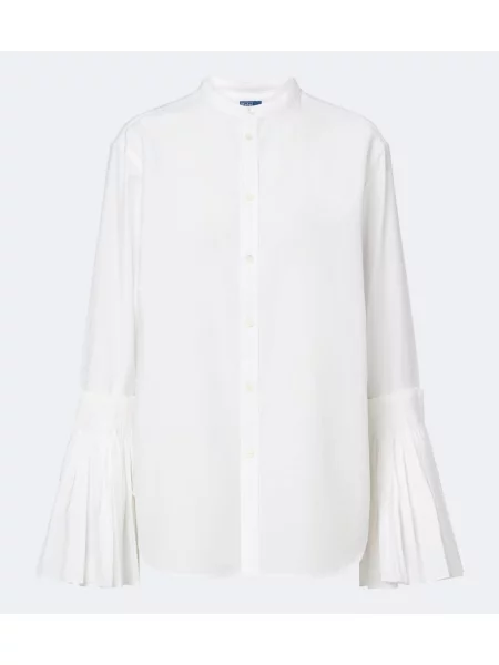 Cămașă Polo Ralph Lauren de mătase alb