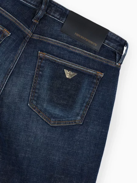 Džinsai Emporio Armani mėlyna