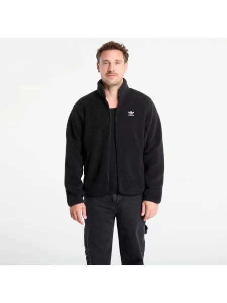 Medvjedić jakna od flisa Adidas Originals od flisa crna