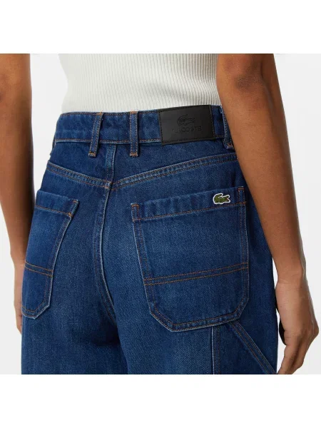 Lacoste джинси Wide Fit блакитні