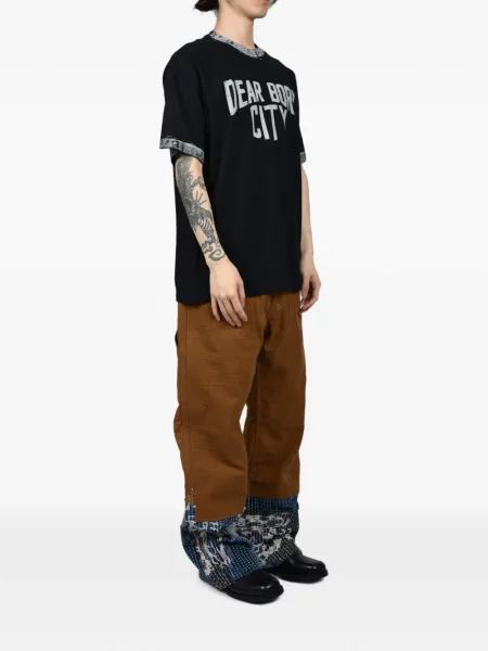 Tricou Dear Boro cu imagine negru