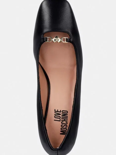 Шкіряні туфлі Love Moschino
