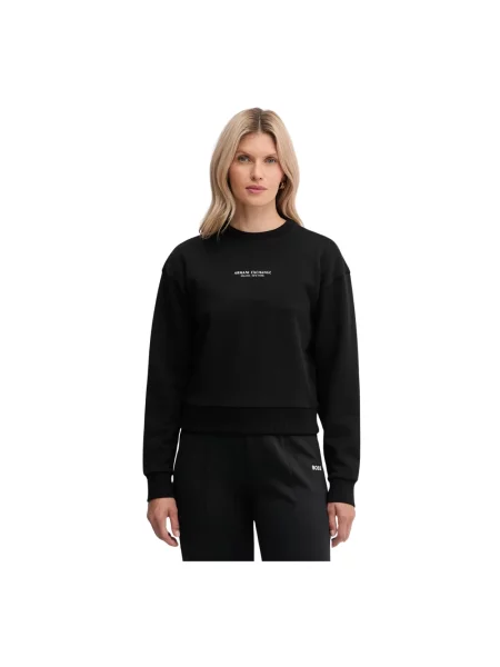 Armani Exchange bluza z nadrukiem czarny