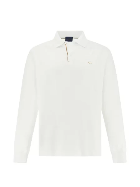 Tricou polo Paul & Shark alb