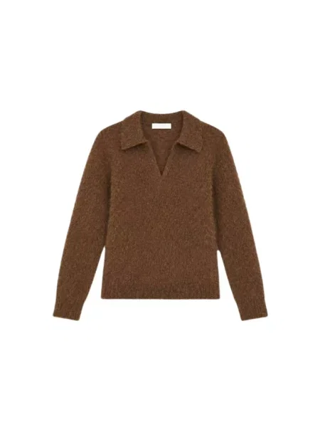 Sweter Max Mara brązowy