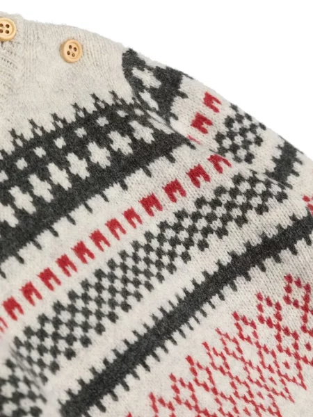 Sweter dziecięcy Bonpoint szary