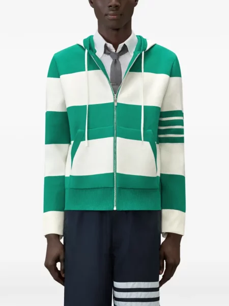 Hanorac cu glugă Thom Browne verde