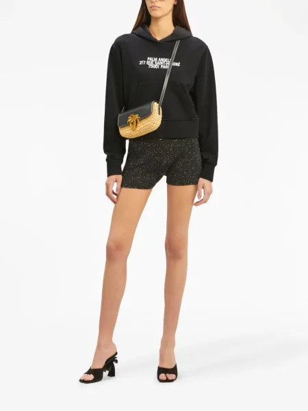 Hoodie Palm Angels μαύρο