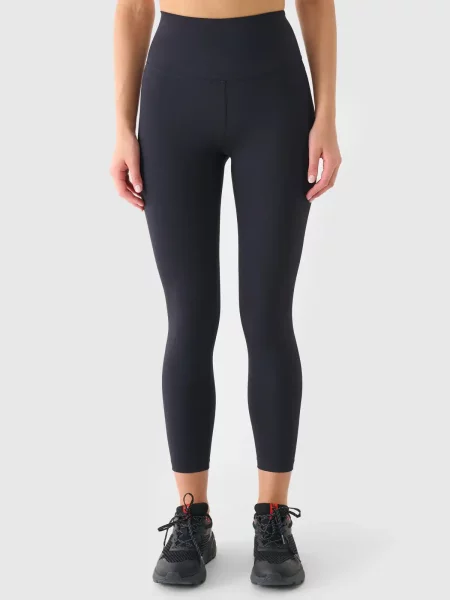 4F legginsy z wysokim stanem i wykończeniem szybkoschnącym M/L czarne