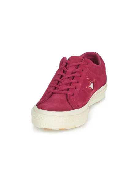 Pantofi Converse din piele de căprioară roz