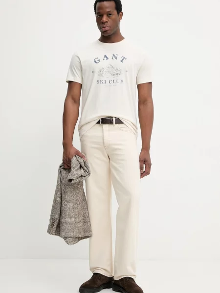 Gant t-shirt beżowa