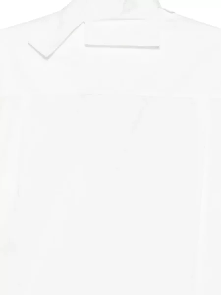 Gulerat lung cămașă Post Archive Faction asimetrică alb