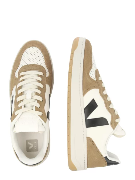 Pánske topánky VEJA Prime Leather pure/black/tent hnedá