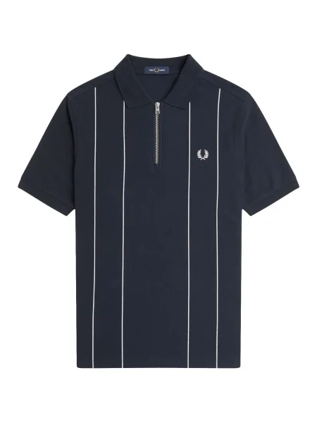 Pruhovaná košeľa Fred Perry modrá