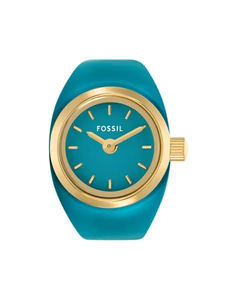 Fossil Ceas Watch Ring albastru