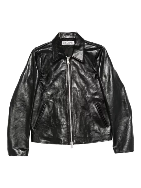 Geanta de piele Our Legacy negru