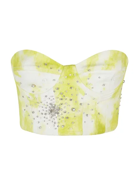 Haftowany tie dye top Des Phemmes