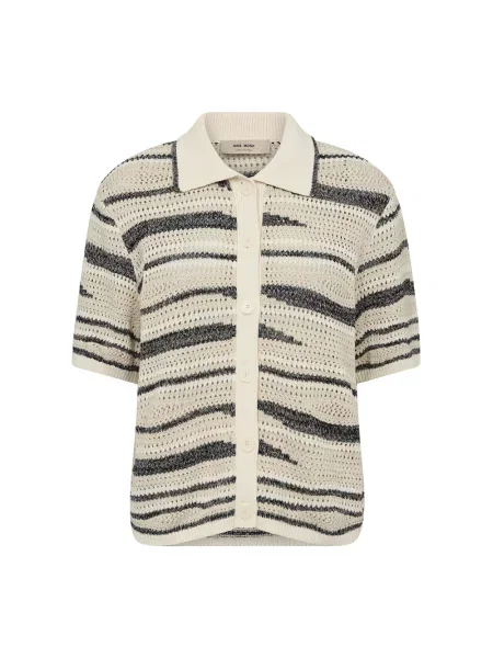 Koszulka polo Mos Mosh beżowa