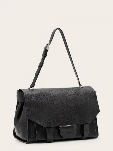 Кожаная сумка Allsaints
