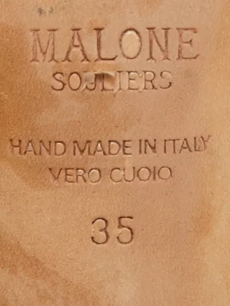 Δερμάτινα mules Malone Souliers μαύρο