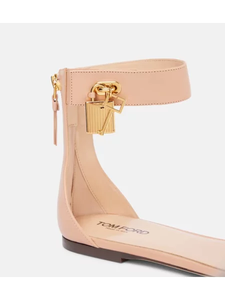 Sandale Tom Ford din piele roz