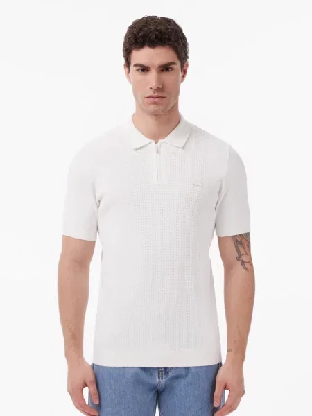 Поло Lacoste біле