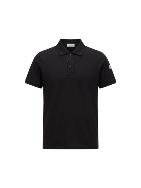 Koszulka polo Moncler czarna