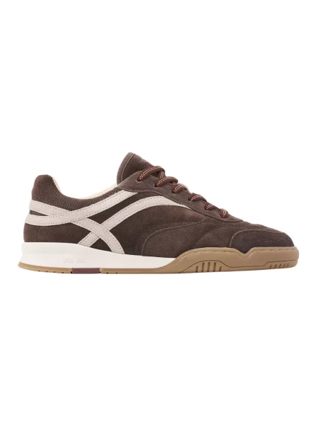 Sneakersy Via Vai skórzane brązowe