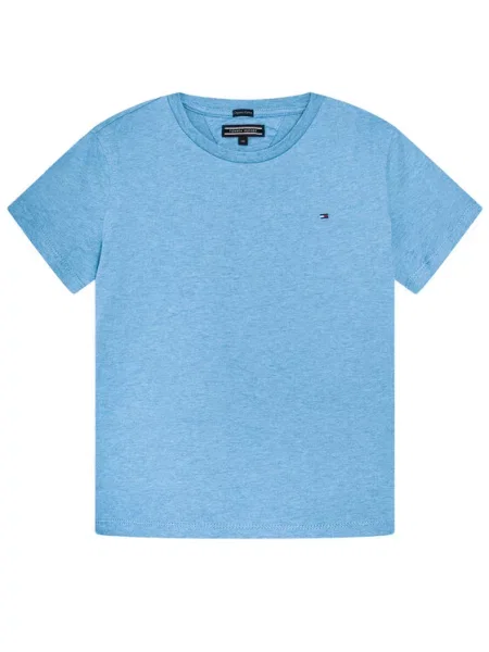 Tommy Hilfiger Tričko Basic Cn Knit S D modrá