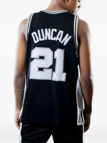 Cămașă Mitchell & Ness din jerseu negru