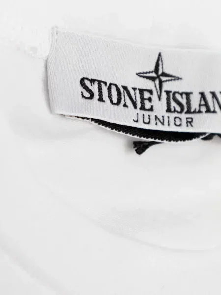 Koszulka dziecięca Stone Island biała