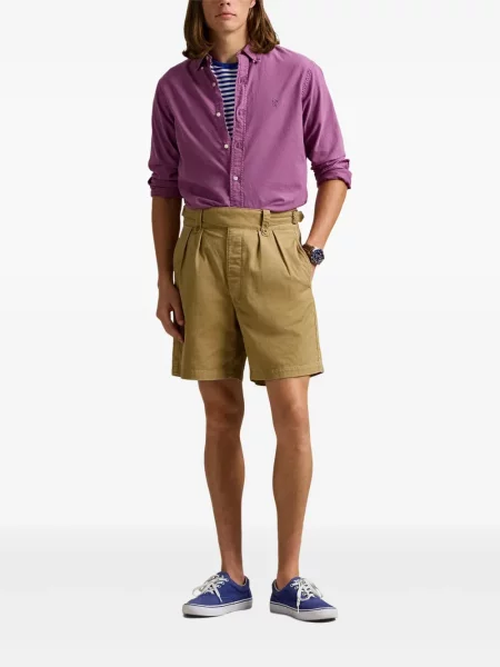 Șapcă Polo Ralph Lauren cu dungi din fleece verde