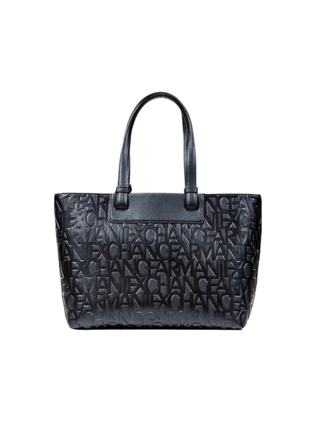 Geantă shopper Armani negru