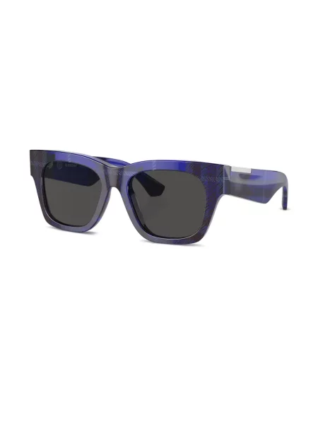 Ochelari de soare Burberry Eyewear în carouri albastru