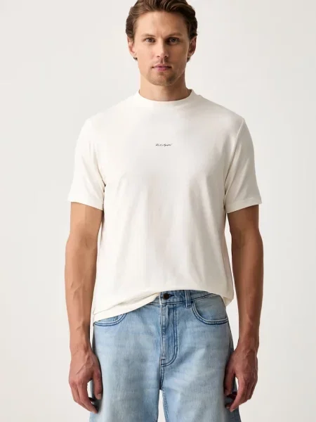 Karl Lagerfeld tricou pentru bărbați din cu bej