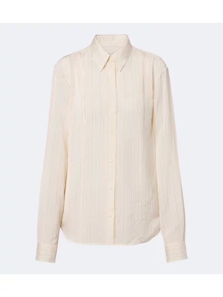 Cămașă Dries Van Noten cu dungi alb