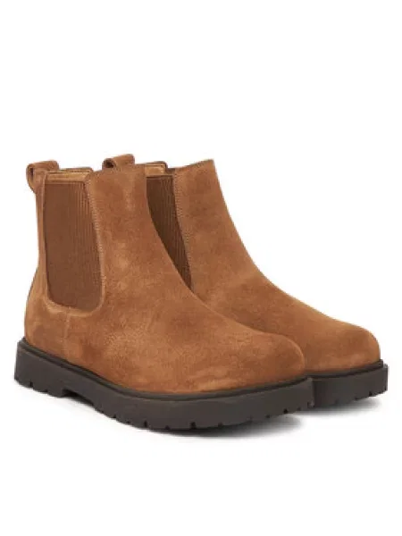 Birkenstock Kotníková obuv s elastickým prvkem Highwood Slip On Mid hnědá