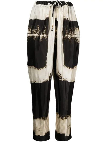 Spodnie Masnada zwężane czarne