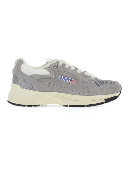 Sneakersy Autry skórzane szare