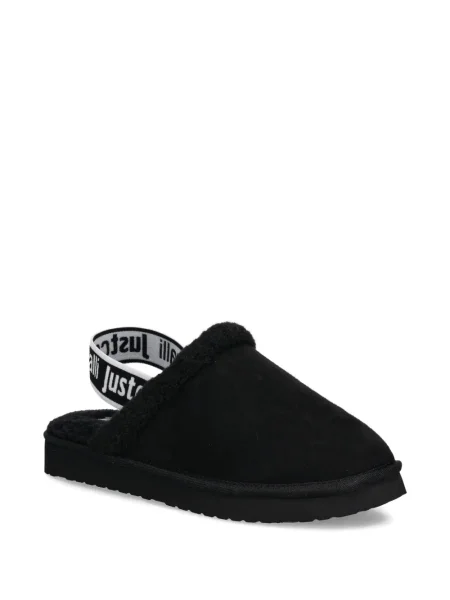 Papuci tip mules Just Cavalli negru