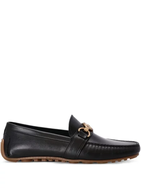Pantofi loafer Moschino din piele negru
