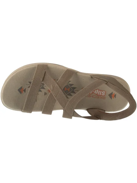 Stretch félcipő Skechers bézs