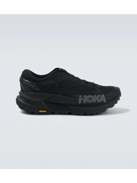Бягане маратонки за бягане по пресечена местност Hoka One One черно