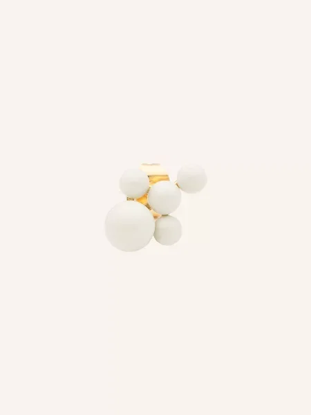 Lulu Copenhagen Náušnice Bouquet Cloud zlatá / krémová
